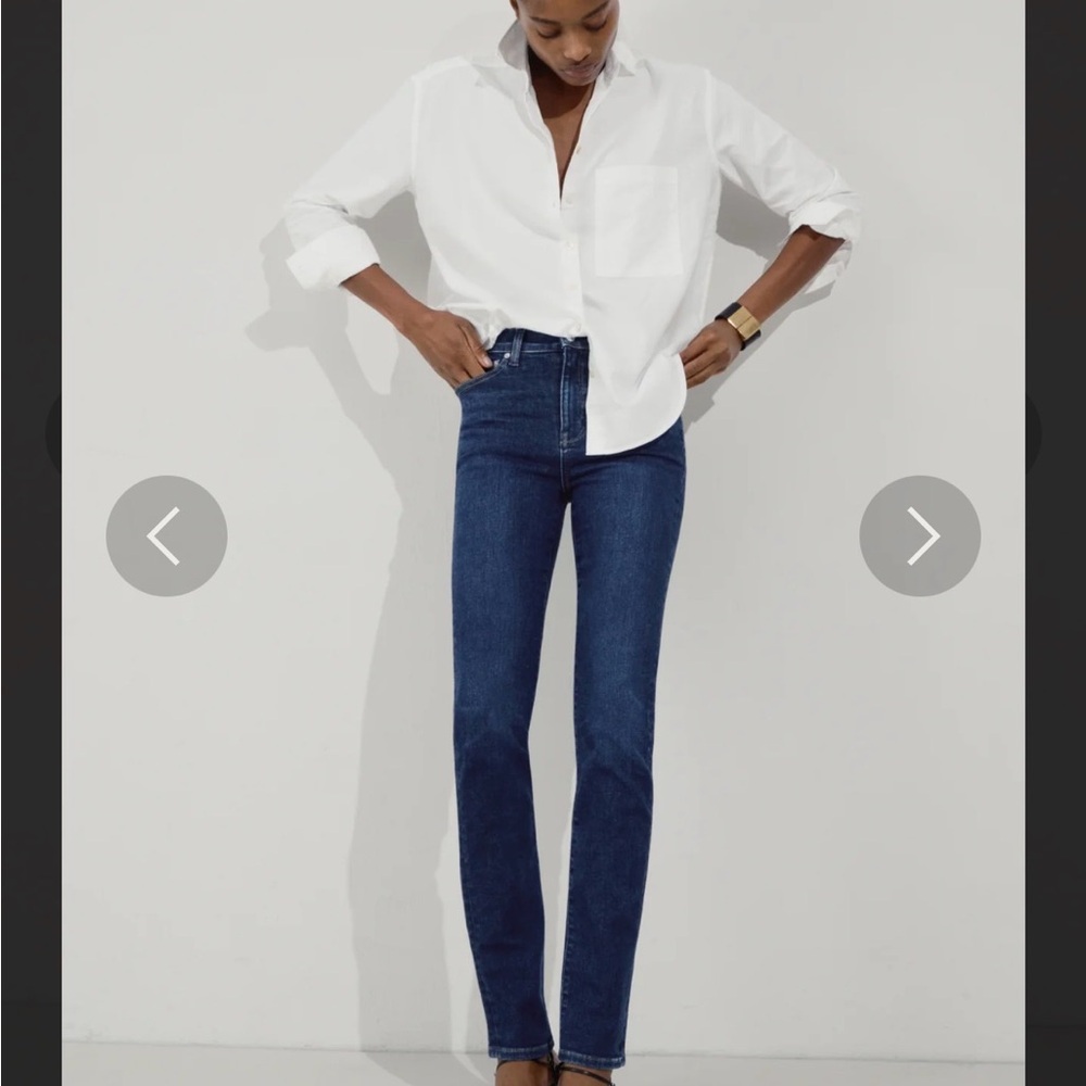 AYR The Deep End White Button Down Shirt - Picture 2 of 7